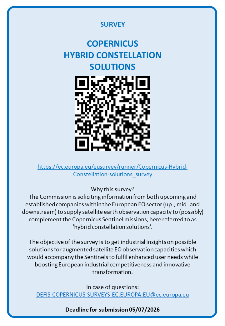 Survey 'Hybrid Constellation Solutions for Copernicus'