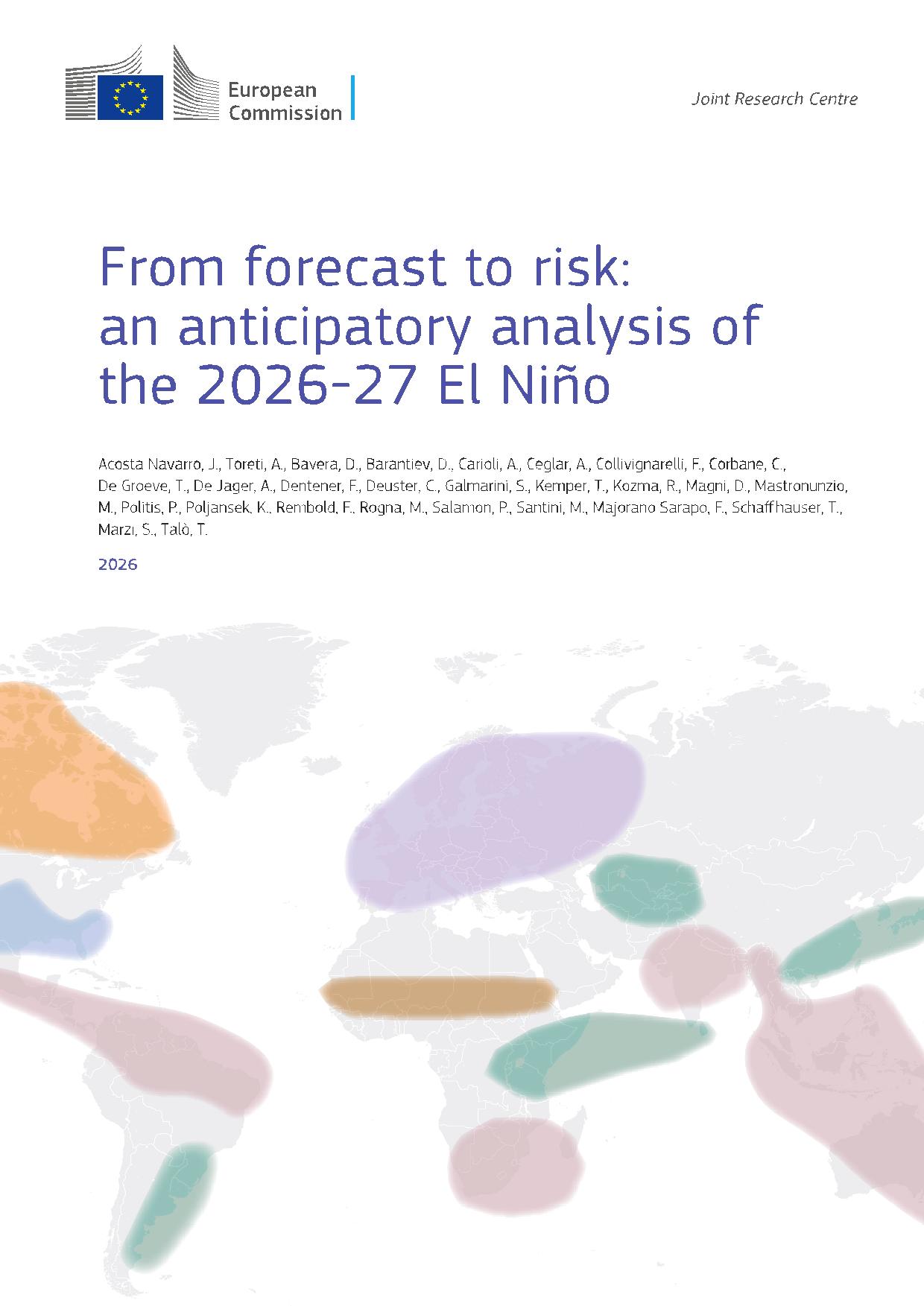 From forecast to risk: an anticipatory analysis of the 2026-27 El Niño